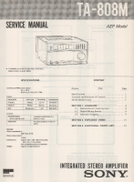 Sony TA-808M - Service Manual 